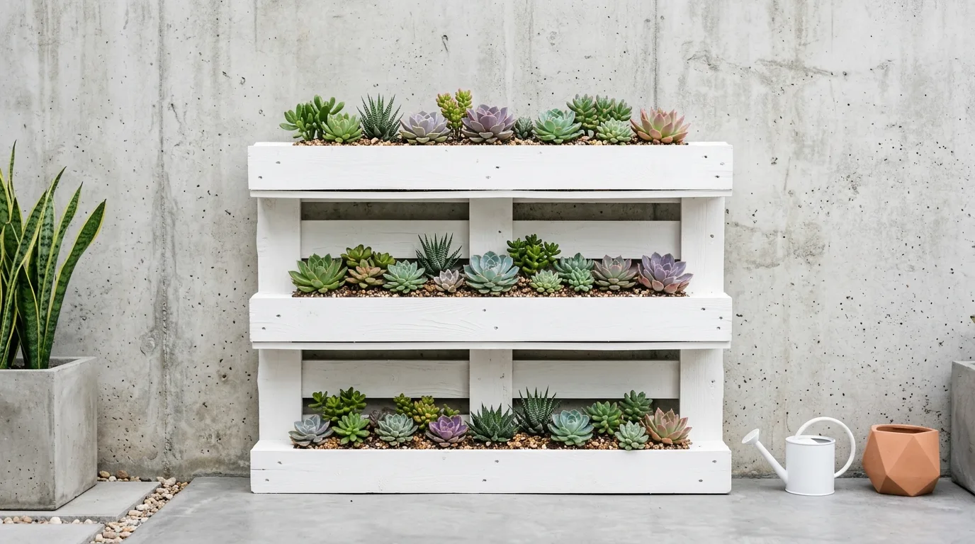 Pallet Privacy Planter